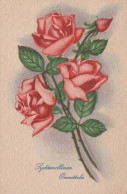 FLOWERS Vintage Postcard CPA #PKE631.GB - Flowers