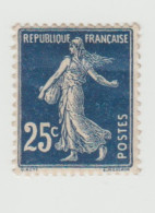 France 2 Timbres Neufs Semeuse Camée 25c N° 140 Bleu Fonçé Et Bleu - 1906-38 Semeuse Camée