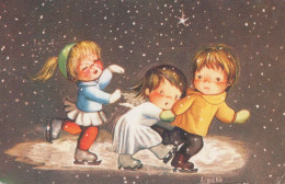ANGEL Christmas Vintage Postcard CPA #PKE127.GB - Angels