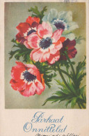 FLOWERS Vintage Postcard CPA #PKE692.GB - Fleurs