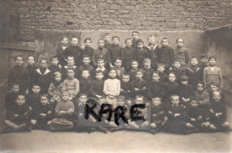 CARTE PHOTO,89,YONNE,SEIGNELAY,CLASSE,ENFANTS,GARCONS,RARE,1917 - Seignelay