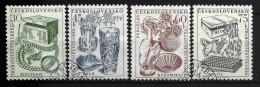 Ceskoslovensko 1956 Luxury Industries   Y.T. 844/847  (0) - Used Stamps