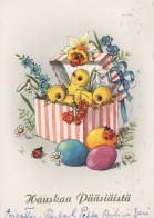 EASTER CHICKEN EGG Vintage Postcard CPSM #PBO622.GB - Easter