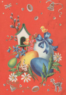 EASTER CHICKEN EGG Vintage Postcard CPSM #PBP245.GB - Easter