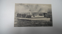 THEME DIVERS CARTE ANCIENNE EN N/BL  UNSERE MARINE AUF DER Dampfbarkasse BATEAU SUR MER AVEC MARINS  ///BE - Remorqueurs