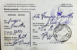 POW WW2 – WWII Italian Prisoner Of War In ALGERIA - Censorship Censure Geprüft  – S7768 - Posta Militare (PM)
