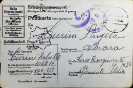 POW WW2 – WWII Italian Prisoner Of War In Germany - Censorship Censure Geprüft  – S7686 - Military Mail (PM)