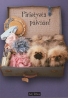 PERRO Animales Vintage Tarjeta Postal CPSM #PAN766.ES - Dogs