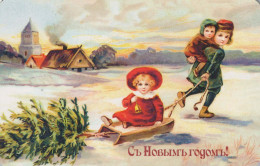 ENFANTS ENFANTS Scène S Paysages Vintage Carte Postale CPSMPF #PKG681.FR - Scenes & Landscapes