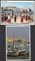 66 Roussillon Collioure Sardane Groupe Joventutr Et Plage Boutigué Lot 2 Cartes - Collioure