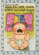 ENFANTS HUMOUR Vintage Carte Postale CPSM #PBV357.FR - Humorous Cards