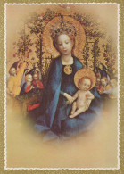 Vierge Marie Madone Bébé JÉSUS Religion Vintage Carte Postale CPSM #PBQ140.FR - Jungfräuliche Marie Und Madona