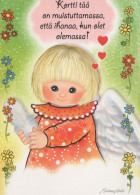 ANGE Noël Vintage Carte Postale CPSM #PBP308.FR - Angels