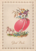 PÂQUES ŒUF Vintage Carte Postale CPSM #PBO115.FR - Pâques