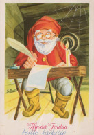 WEIHNACHTSMANN SANTA CLAUS WEIHNACHTSFERIEN Vintage Postkarte CPSM #PAK398.DE - Santa Claus