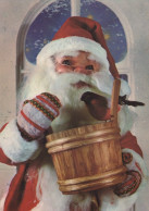WEIHNACHTSMANN SANTA CLAUS WEIHNACHTSFERIEN Vintage Postkarte CPSM #PAK032.DE - Santa Claus