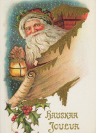 WEIHNACHTSMANN SANTA CLAUS WEIHNACHTSFERIEN Vintage Postkarte CPSM #PAJ755.DE - Santa Claus