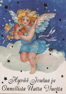 ENGEL WEIHNACHTSFERIEN Feiern & Feste Vintage Ansichtskarte Postkarte CPSM #PAH274.DE - Angels