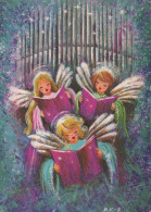 ENGEL WEIHNACHTSFERIEN Feiern & Feste Vintage Ansichtskarte Postkarte CPSM #PAG959.DE - Angels