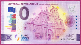 0-Euro VEGJ 01 2022 Zudruck Color CATEDRAL DE VALLADOLID - CASTILLA LA MANCHA - Privatentwürfe