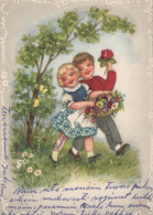 NIÑOS NIÑOS Escena S Paisajes Vintage Tarjeta Postal CPSM #PBU370.ES - Scènes & Paysages