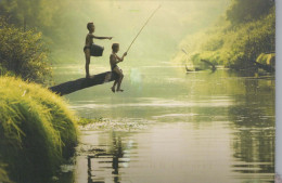 NIÑOS NIÑOS Escena S Paisajes Vintage Tarjeta Postal CPSM #PBU310.ES - Taferelen En Landschappen