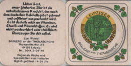 5005811 Bierdeckel Quadratisch - Leipziger Brauerei An Der Thomaskir - Beer Mats