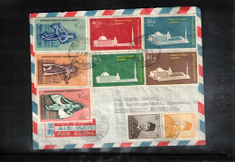 Indonesia 1963 Interesting Airmail Letter - Indonésie