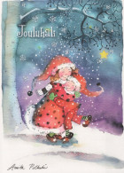 Feliz Año Navidad NIÑOS Vintage Tarjeta Postal CPSM #PBM213.ES - Nouvel An