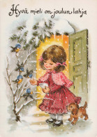 Buon Anno Natale BAMBINO Vintage Cartolina CPSM #PAY204.IT - Nouvel An