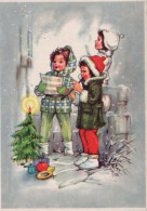 Buon Anno Natale BAMBINO Vintage Cartolina CPSM #PAY013.IT - New Year