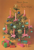 Buon Anno Natale Vintage Cartolina CPSM #PAV221.IT - Nouvel An