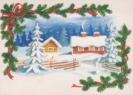 Buon Anno Natale Vintage Cartolina CPSM #PAV649.IT - New Year