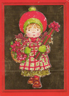 Buon Anno Natale BAMBINO Vintage Cartolina CPSM #PAS907.IT - New Year