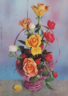 FIORI Vintage Cartolina CPSM #PAS657.IT - Flowers