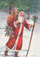 BABBO NATALE Natale Vintage Cartolina CPSM #PAK859.IT - Kerstman