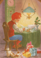 BABBO NATALE Natale Vintage Cartolina CPSM #PAK793.IT - Kerstman