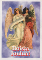 ANGELO Buon Anno Natale Vintage Cartolina CPSM #PAH964.IT - Angeli
