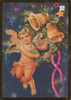 ANGELO Buon Anno Natale Vintage Cartolina CPSM #PAJ290.IT - Engelen
