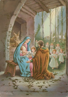 ANGELO Buon Anno Natale Vintage Cartolina CPSM #PAH338.IT - Engelen