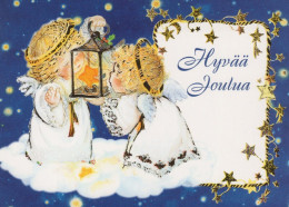 ANGELO Buon Anno Natale Vintage Cartolina CPSM #PAH022.IT - Anges