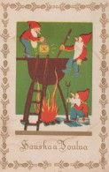 Neujahr Weihnachten KINDER Vintage Ansichtskarte Postkarte CPSMPF #PKG495.DE - Nouvel An