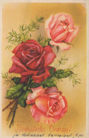 FLOWERS Vintage Ansichtskarte Postkarte CPA #PKE634.DE - Fleurs