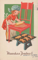Neujahr Weihnachten KINDER Vintage Ansichtskarte Postkarte CPSMPF #PKD433.DE - Nieuwjaar