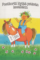 KINDER HUMOR Vintage Ansichtskarte Postkarte CPSM #PBV176.DE - Humorous Cards