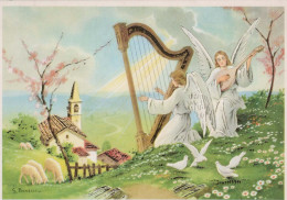 ENGEL Weihnachten Vintage Ansichtskarte Postkarte CPSM #PBP564.DE - Angels