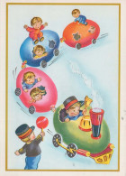 OSTERN KINDER EI Vintage Ansichtskarte Postkarte CPSM #PBO305.DE - Pâques