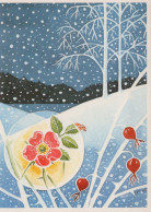 Neujahr Weihnachten Vintage Ansichtskarte Postkarte CPSM #PBN438.DE - Nouvel An
