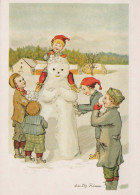 Neujahr Weihnachten KINDER Vintage Ansichtskarte Postkarte CPSM #PBM293.DE - New Year