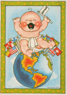 BAMBINO UMORISMO Vintage Cartolina CPSM #PBV359.IT - Cartoline Umoristiche